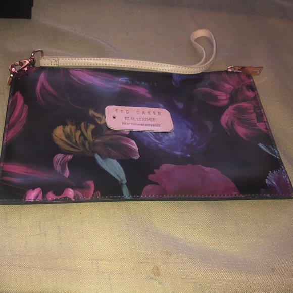 Ted Baker London Handbags - Ted baker leather clutch/makeup bag